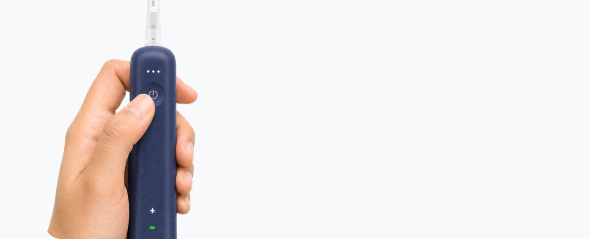 Hand selecting brushing intensity