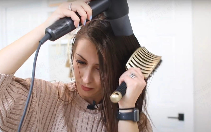 styling guide and usage of hair dryer