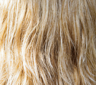 Frequently bleached or dyed hair