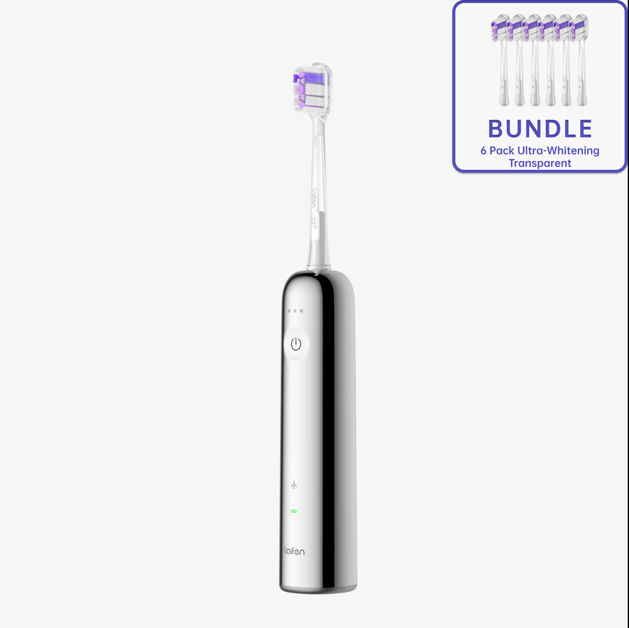 Couleur_Acier inoxydable poli 6 Pack-Ultra Whitening-Transparent