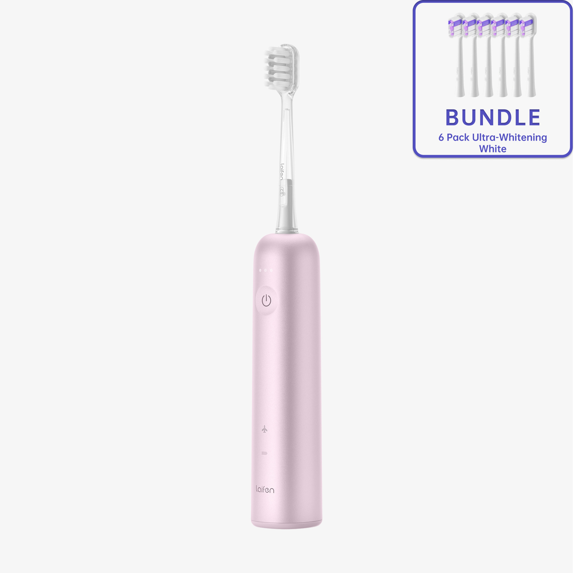 Color_ Pink aluminijeve zlitine 6 Pack-Ultra beljenje-bela